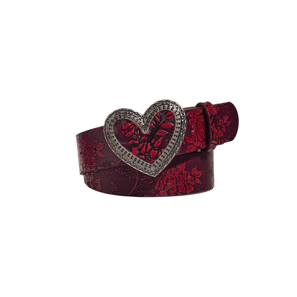 8389 Women's Retro Vintage Metal Buckle Belt Faux Leather Western Cowgirl